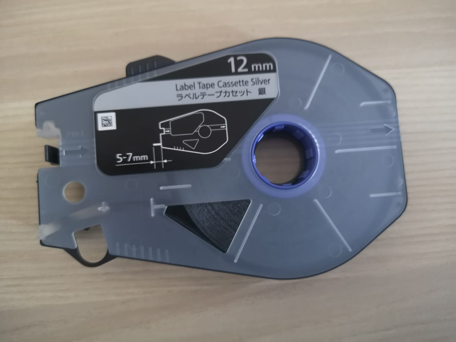 Canon [TM-LTC12S] Label Tape Cassette 12mmx 27m Silver [5063C003] ( 3 pcs/box)